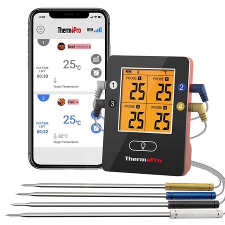 Thermopro LCD Bluetooth Enabled Grill/Meat Thermometer TP25W